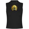 Women's high neck crop vest Thumbnail