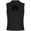 Women's high neck crop vest Thumbnail