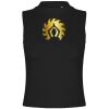 Women's high neck crop vest Thumbnail